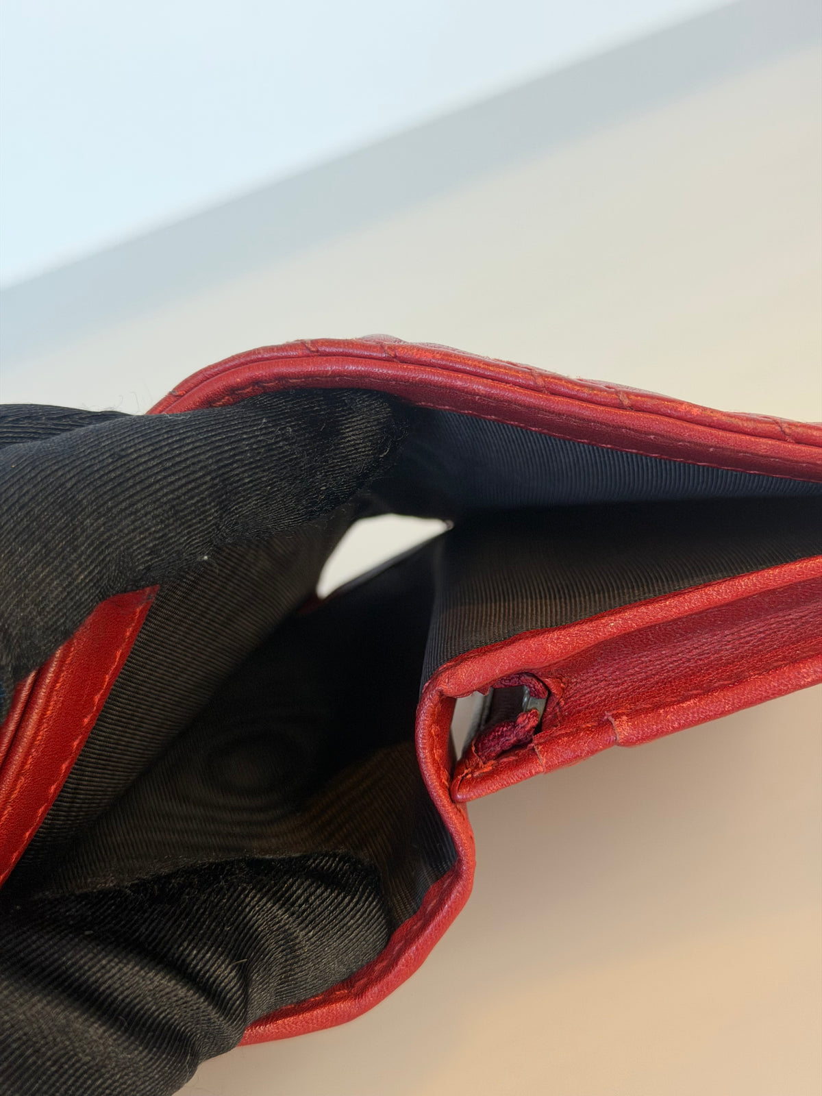 Gucci Marmont Red Lambskin Wallet