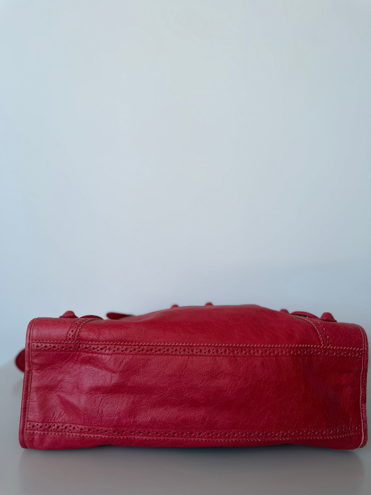 Balenciaga Giant 12 Brogues Covered City Bag - Rose Thulian