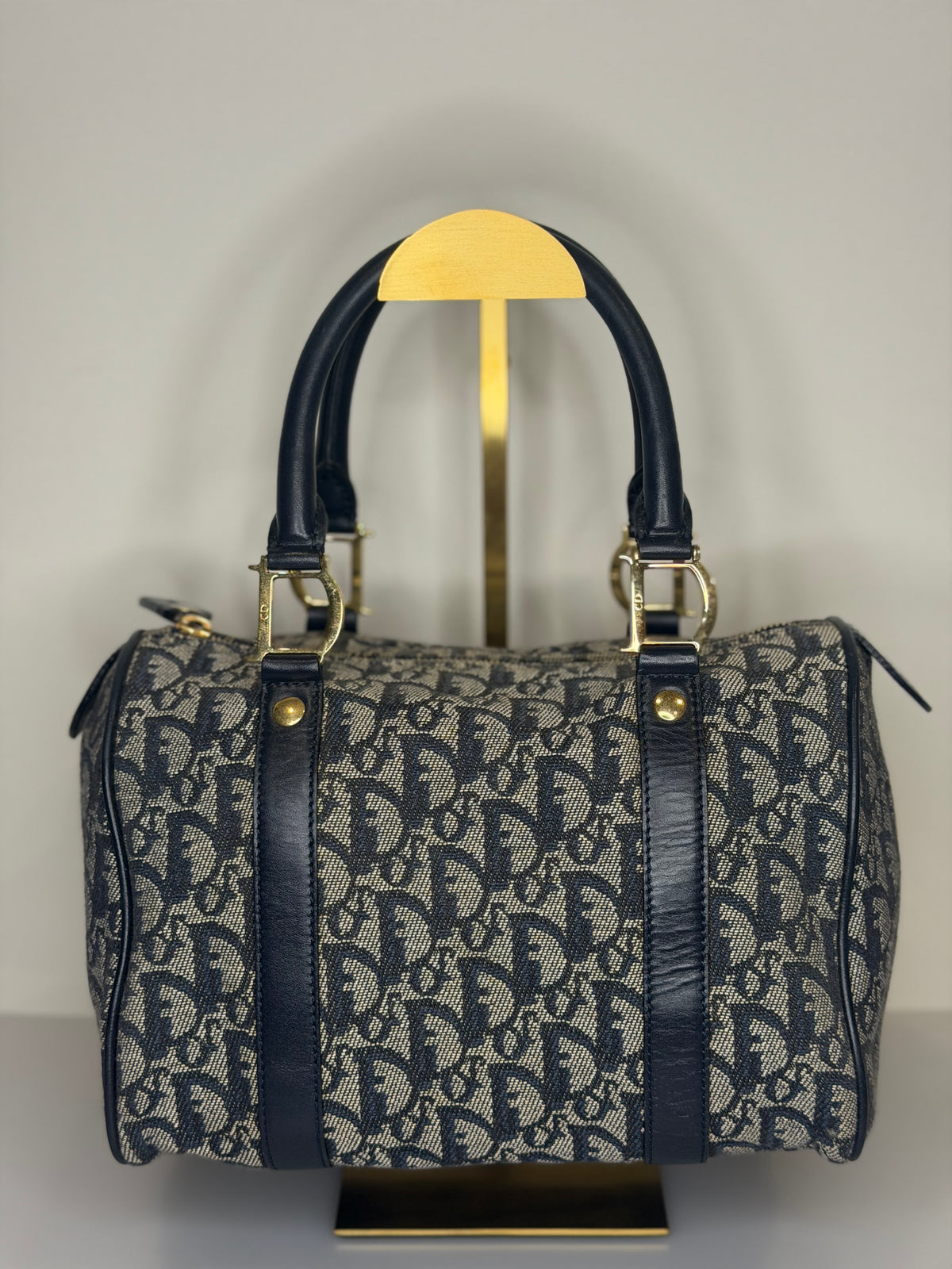 Christian Dior Trotter Monogram GHW Boston 25 by John Galliano