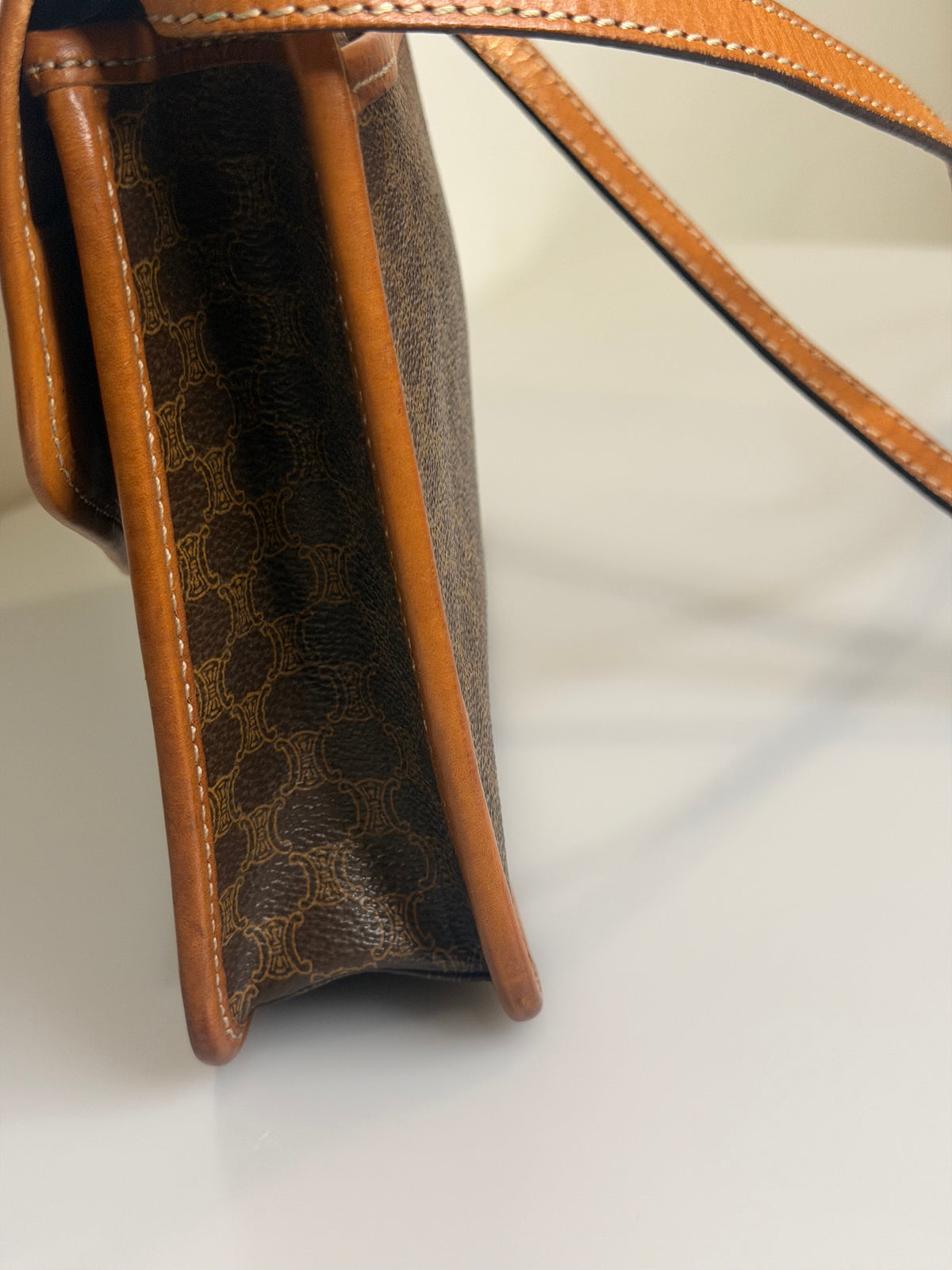 Celine Macadam Vintage Envelope Flap Crossbody Bag