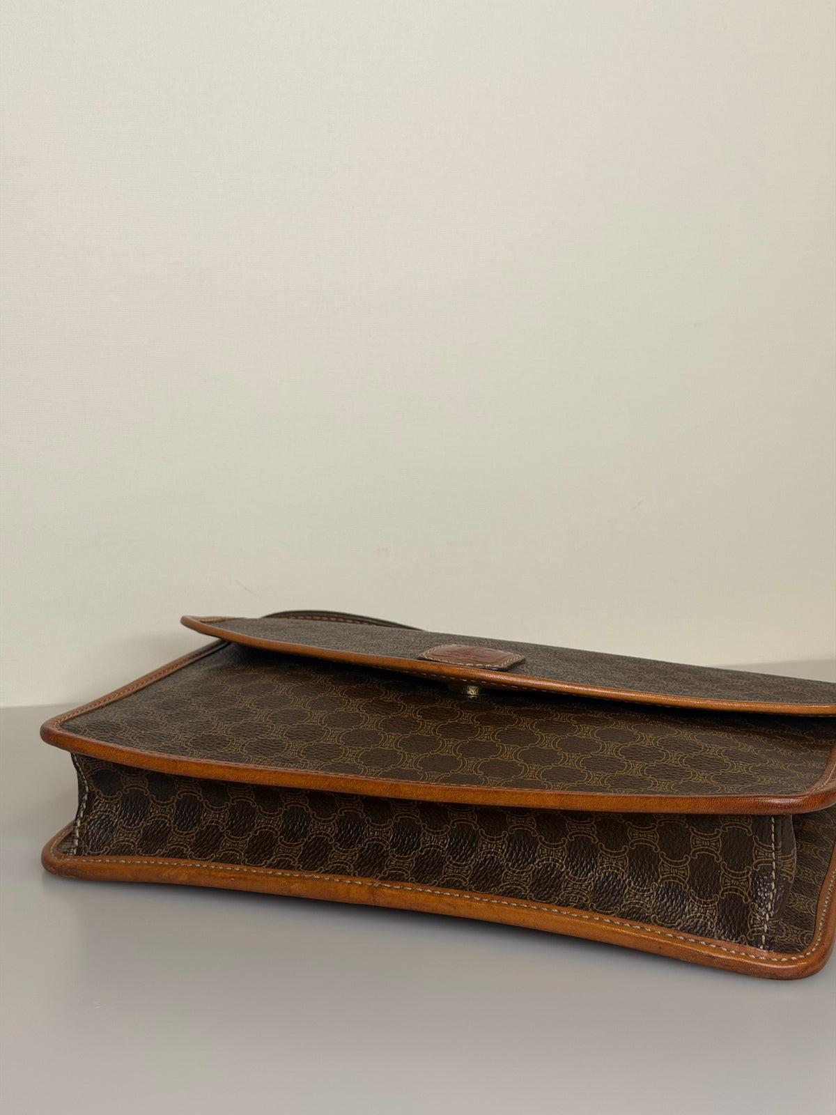 Celine Macadam Vintage Envelope Flap Crossbody Bag