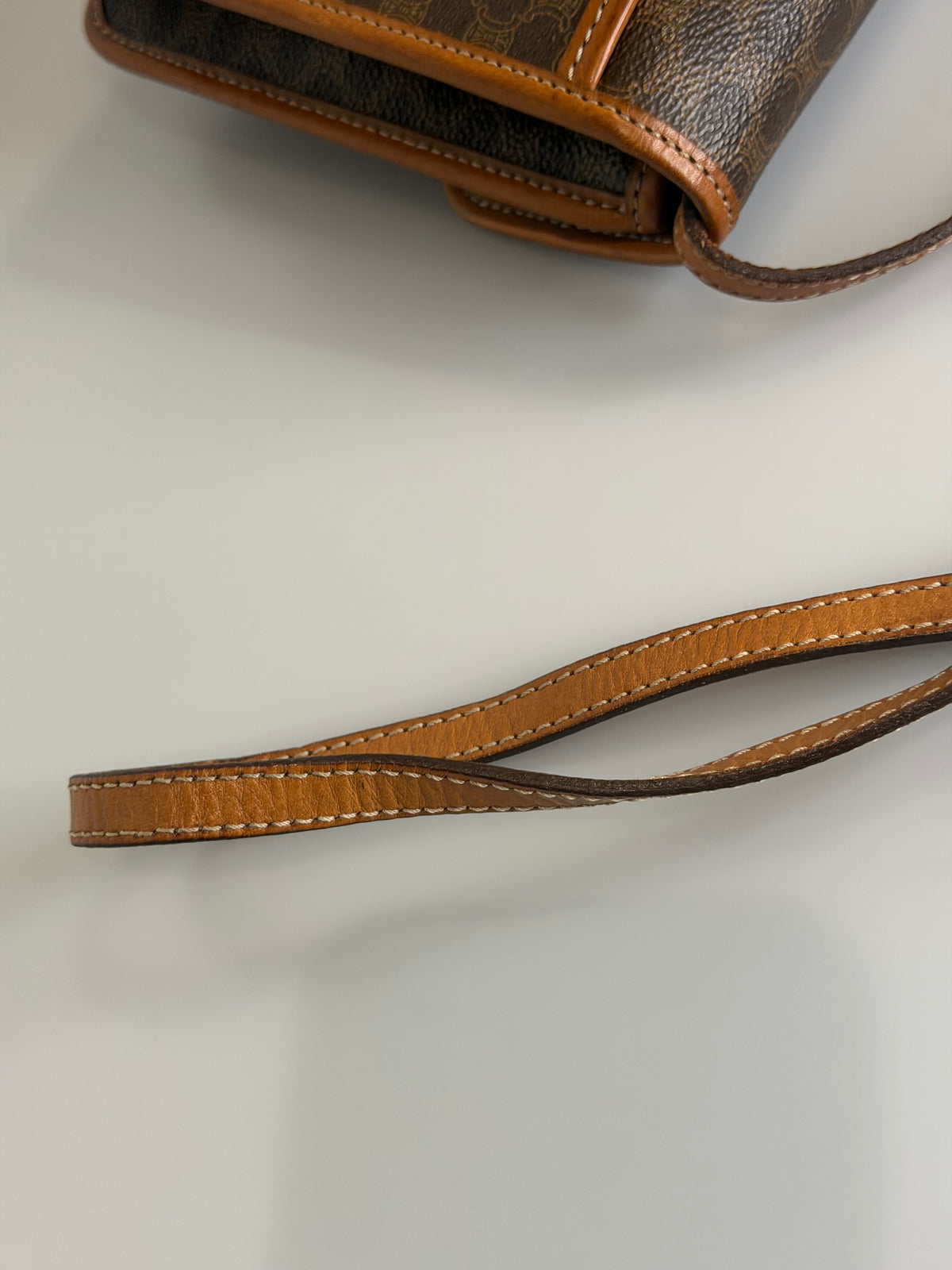 Celine Macadam Vintage Envelope Flap Crossbody Bag