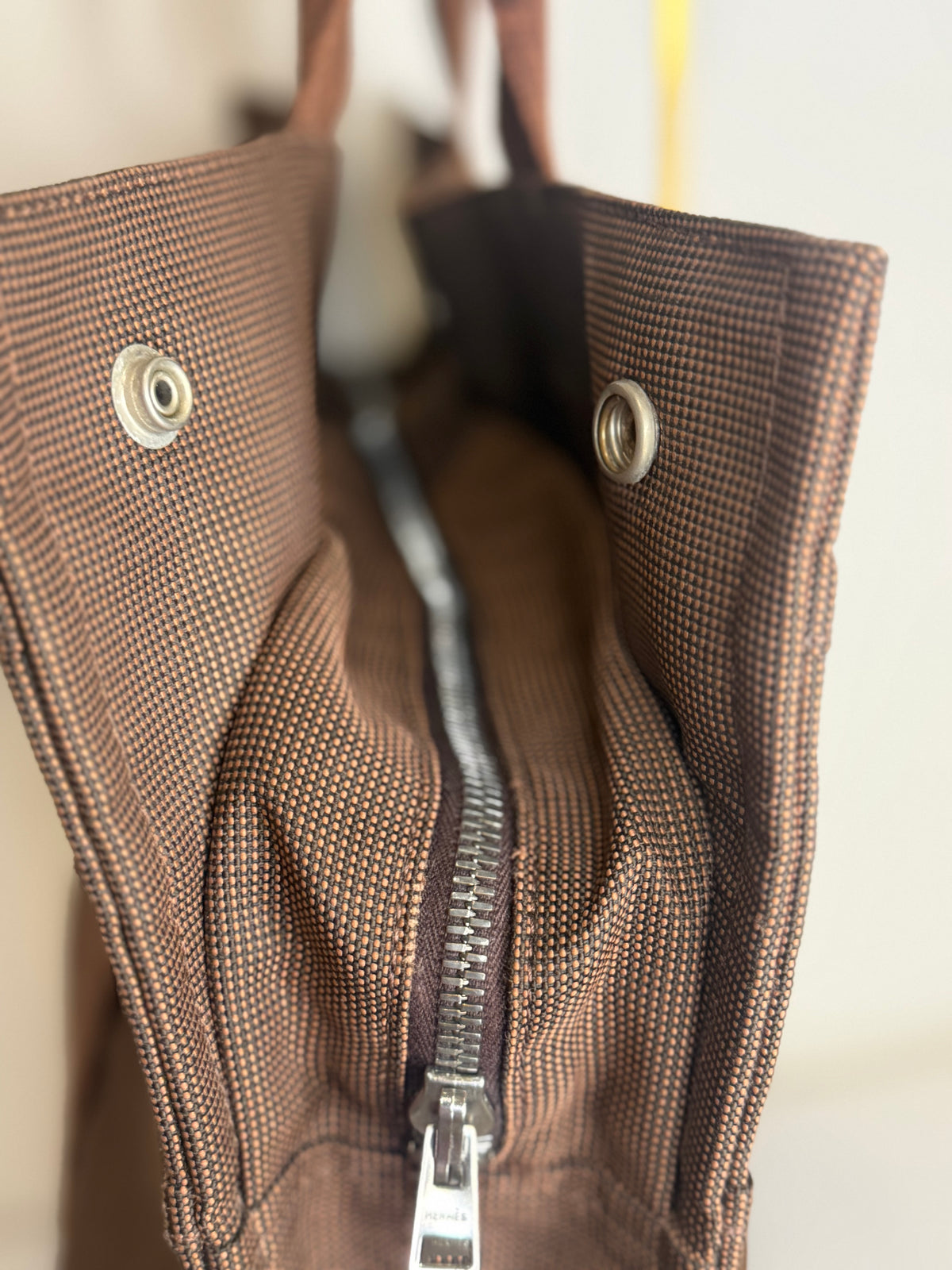 Hermès Herline MM Tote Bag SHW - Brown